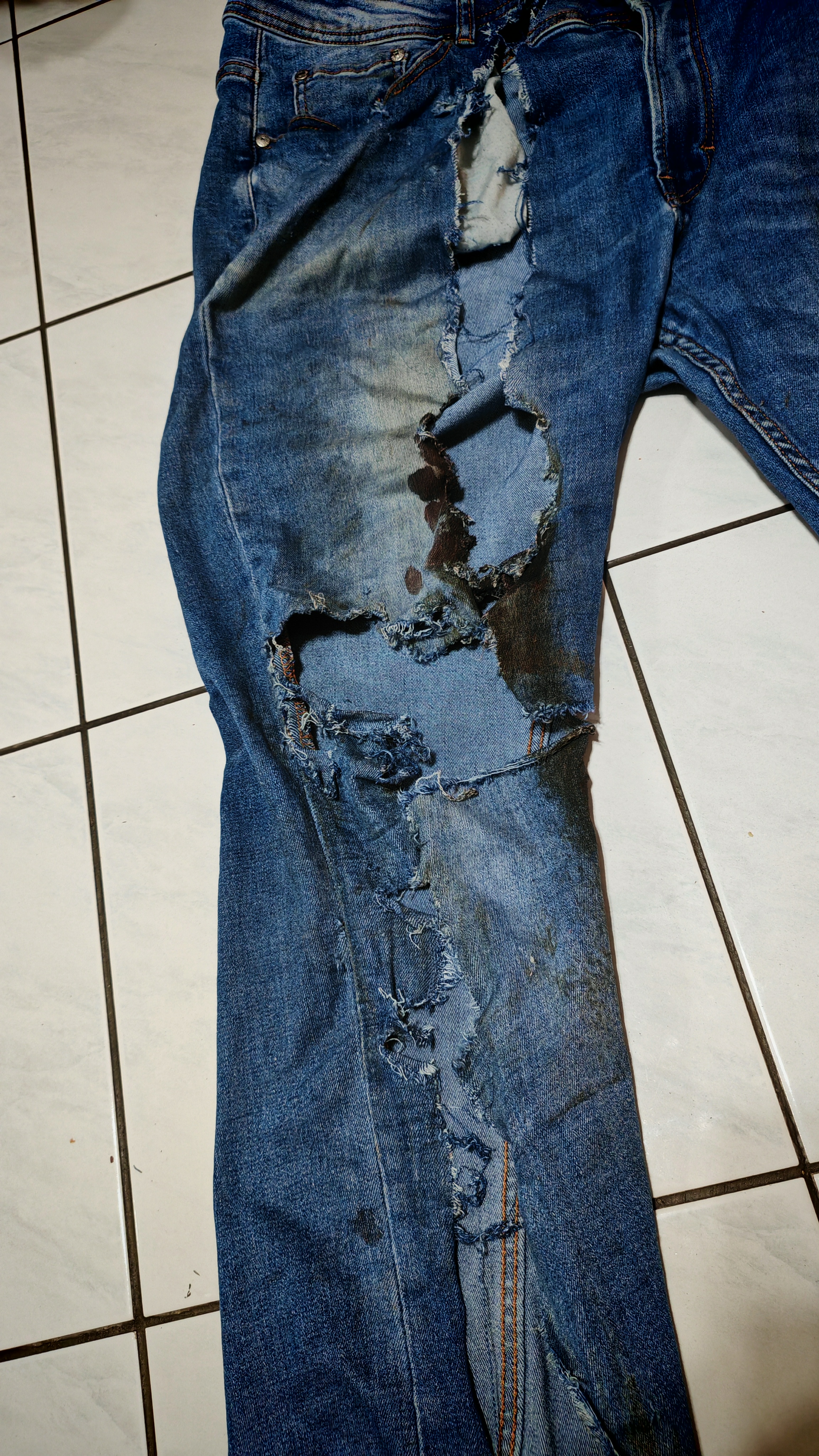 Torn jeans